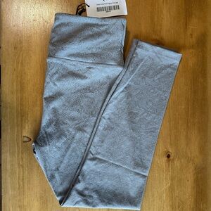 ZYIA Cement Croise Patterned Leggings NWT